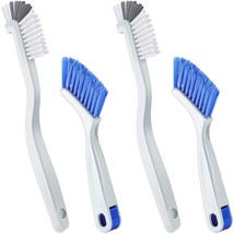 4 Pieces Cleaning Brush Small Scrub Brush For Cleaning Bottle Sink Kitchen Brush - £17.29 GBP