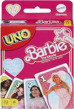 Uno Barbie The Movie Card Game Margo Robbie Gift For Kids | Family Game - £7.89 GBP