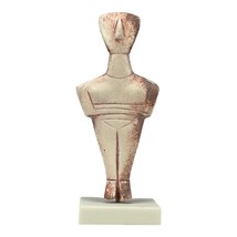 Cycladic Figurine Idol Greek Art Statue Sculpture Museum Copy Small 6.5in - £41.53 GBP