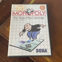 Monopoly The Mega Plus Cartridge (Sega Master, 1988) No manual - $14.44