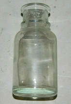 Vintage Clear 2.5 Ounce Bottle Stopper Top Specimen - £8.08 GBP