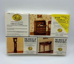 The house of miniatures collectors group 1 Desk, clock, table  New in sealed box - £19.93 GBP