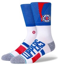 Stance Los Angeles Clippers Shortcut 2 Infiknit Casual Crew Socks Mens L... - £5.79 GBP