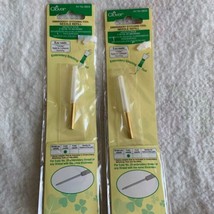 Lot Of 2 Clover Embroidery Stitching Tool Needle Refill New 3 Ply #8804 - $18.55