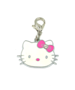 Hello Kitty Pendant Clip On Charm Lobster Clasp C14 - £2.76 GBP