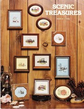 Mary Frances Designs Scenic Treasures Cross Stitch Pattern Book #1 1981 - $8.32