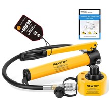 Newtry 10T Low Profile Hydraulic Jack Porta Power Kit + Cp-180 Manual Hy... - £149.90 GBP