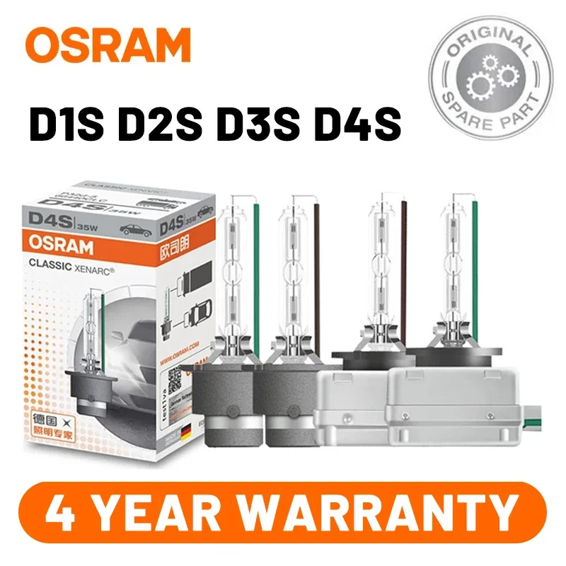 OSRAM D1S D2S D3S D4S Xenon Car Headlight Bubs 66140 66240 66340 66440 CLC HID - £31.59 GBP+