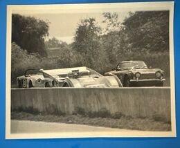 Vintage B&amp;W 8x10 Photo Race Cars - $19.90