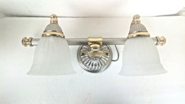  Double Sconce Wall Mount Vanity Bathroom  Light Chrome, Gold, Hard Wired - $49.45