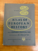 1964 Atlas of European History - Edited by Edward W Fox - Paperback - 5t... - $21.95