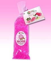 Rose Valley Bath Salts With Bulgarian Rose Essential Oil &amp; Pomorie Lye 100gr - £2.84 GBP