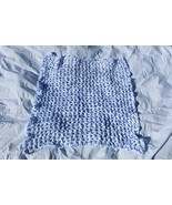 White and Blue Granny Square Baby Blanket - $302.54