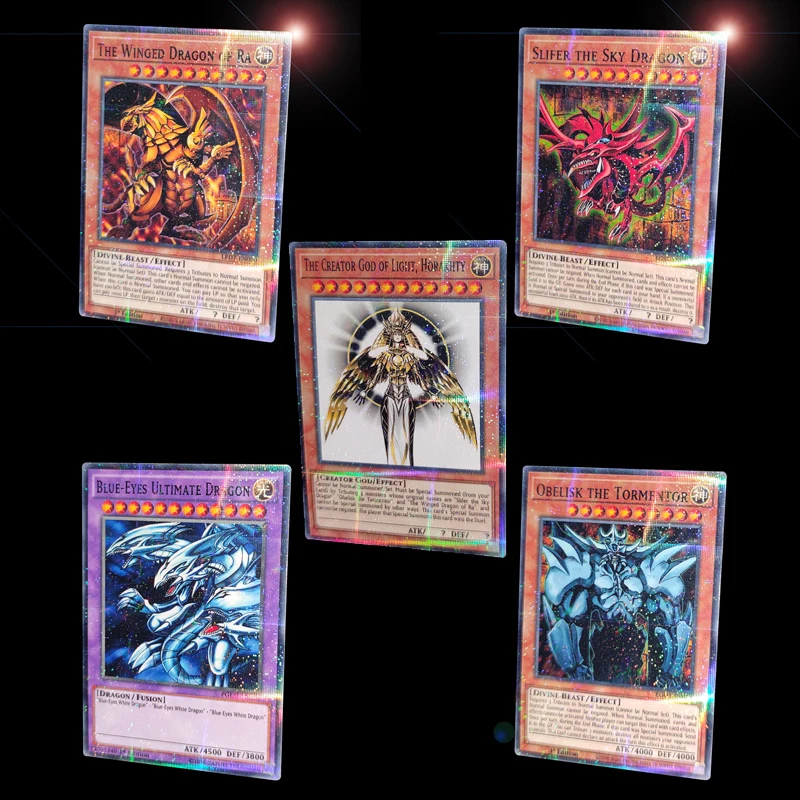 Yugioh! DIY Flash Card English Edition Blue-Eyes Ultimate Dragon Egyptian God - £7.93 GBP
