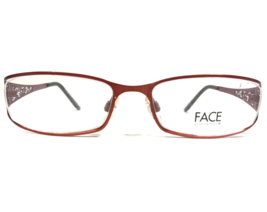 FACE Stockholm Eyeglasses Frames FLAME 2 PN217 Matte Red Rectangular 52-17-120 - £36.56 GBP