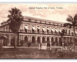 Colonial Hospital Port Of Spain Trinidad BWI UNP Davidson &amp; Todd DB Post... - £6.97 GBP