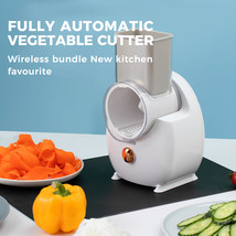 Electric Vegetable Slicer Multifunctional Potato Carrot Cutter Shred Chopper Kit - £60.01 GBP