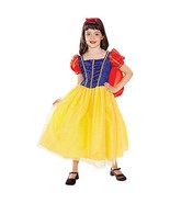 Rubie&#39;s Girl&#39;s Sparkly Cottage Princess Costume w/Red Ribbon, Size Small... - £20.62 GBP