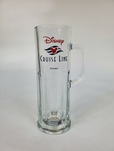 Official Disney Cruise Line Heavy Glass Tall Beer Mug Stein by LIBBEY US... - $14.31
