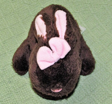 8&quot; Commonwealth ITTY BITTY BUNNY Vintage Plush Stuffed Brown Rabbit Easter Egg - £9.06 GBP