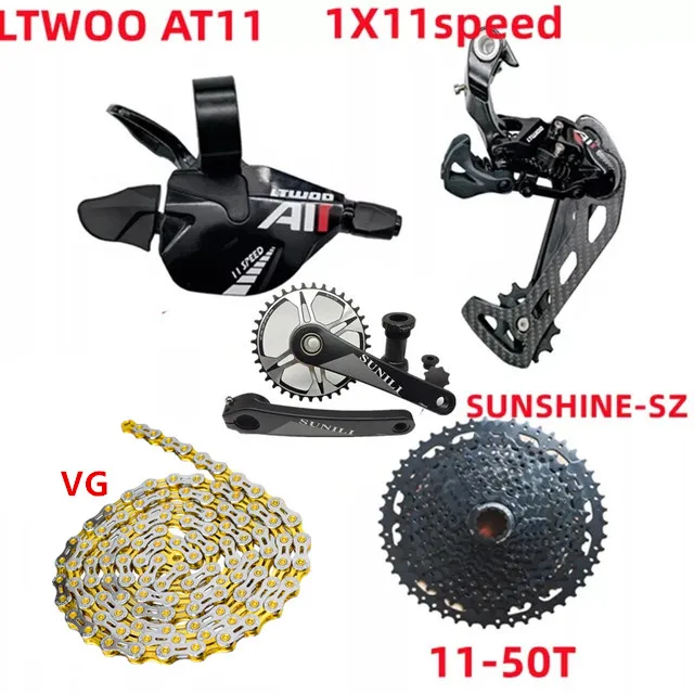 LTWOO AT11 1x11 Shifter +   Rear Derailleur + VG + SHINE-SZ 11 Speed Tower Wheel - £186.37 GBP