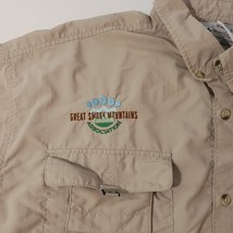 Columbia PFG Omni-Shade "Great Smoky Mountains Ass." L/S Beige Shirt Size XL image 7