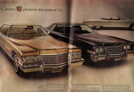 1973 Cadillac Sedan deVille, Eldorado &amp; Convertible 2 page Ad d8 - £20.76 GBP