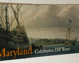 Vintage Maryland 350th Year Brochure Maryland BR14 - $8.90