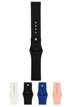 Morellato System (Ec) Silicone Watch Strap - White - 18mm - Chrome-plated Stainl - £27.42 GBP