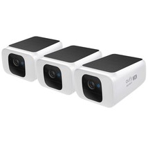 Eufy Security Camera Wireless Cameras Outdoor Home Solar Powered Spotlight 3 Pk~ - £393.30 GBP