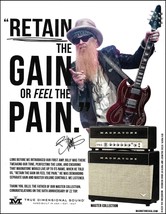 ZZ Top Billy Gibbons Magnatone Master Collection guitar amp advertisement print - £3.32 GBP