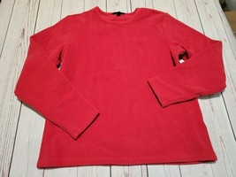 Lands End Small 6-8 Red Long Sleeve Sweater - £5.58 GBP