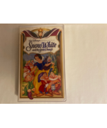 1994 - VHS Movie - SNOW WHITE and the SEVEN DWARFS Disney&#39;s Masterpiece - $15.00