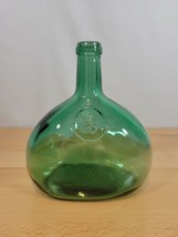 Vintage Green Spanish Glass Wine Bottle Dalmau Hermanos Terragona Made i... - $19.99