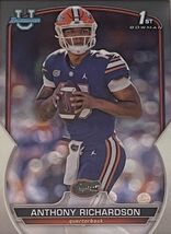 ANTHONY RICHARDSON 2022 BOWMAN U CHROME ROOKIE FOOTBALL CARD-#65-GATORS  - $10.89