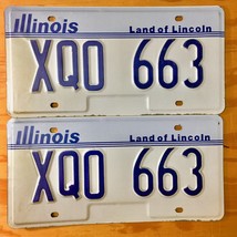 1983 United States Illinois Land of Lincoln Passenger License Plate XQ0 663 - $30.68