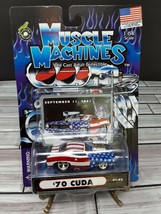 Muscle Machines 9/11/01 Red White Blue &#39;70 Cuda 01-92 - £11.78 GBP