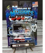 Muscle Machines 9/11/01 Red White Blue &#39;70 Cuda 01-92 - $15.23