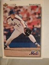 1992 Upper Deck #364 David Cone New York Mets - £1.19 GBP