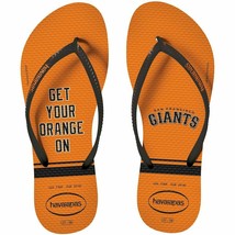 NWT Women&#39;s San Francisco Giants Havaianas Slim Sandals 7-8 - £17.20 GBP