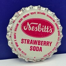 Soda pop bottle cap vintage advertising drink Nesbitts california strawb... - $7.87