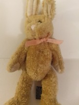 Boyd&#39;s Bears E. Clara R. Hare 5227-08 Tan Bunny with Pink Ribbon Approx ... - $29.99