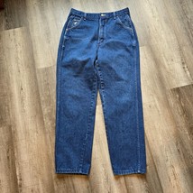 Vintage Wrangler Jeans No Fault Womens 16 Taper Leg High Rise 70s USA Mom Denim - £31.80 GBP