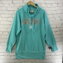 CI Sports Pullover Sweatshirt Womens Sz L Powder Blue Hoodie - £12.66 GBP