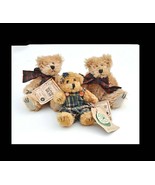 3 Vintage Boyds Bears Becky & 2  Mohairs Collectible Bears Vintage Teddy Bears - $39.99