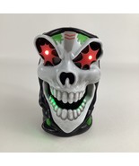 Monster Jam Grave Digger Souvenir Cup Flashing Light Up Mug Skull Skeleton - $24.70