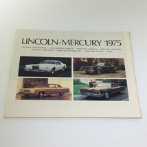 Vintage Lincoln-Mercury 1975 - Continental Sedan 460 V-8 Engine Car Brochure - £11.33 GBP