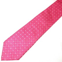 Donald J Trump Signature Collection Pink with Squares 61.5&quot; x 3.5&quot; Tie - £73.14 GBP