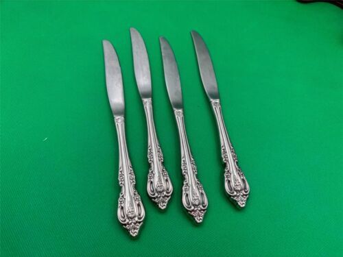 Set of 4 Oneida Community Stainless Steel BRAHMS Dinner Knives # - $39.99