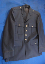 4 Button Mens Jacket Coat Uniform Dress Blue Officer Cadet Usaf Us Air Force 41R - £52.22 GBP